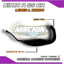 CHAMBER PERUT KNALPOT NINJA R SS RR LEHER L COBRA BLACK SERIES OIGINAL MACHNE BUKAN CMS ABRT