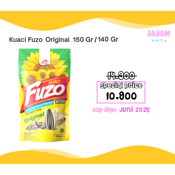 Dua Kelinci Kuaci FUZO Original 150 gram / 140 gram