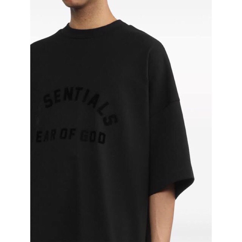 T-shirt Fear Of God Essentials Baseball Beludru | T-shirt Essentials Baseball | Kaos Essentials Fear