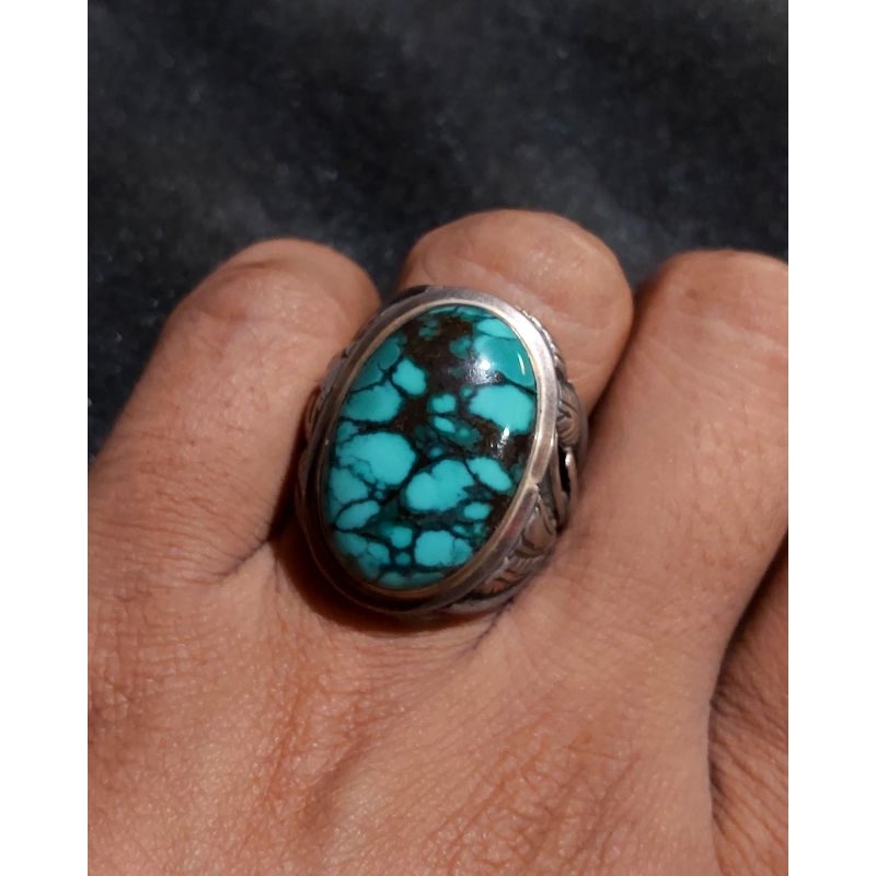 HQ NATURAL TURQUOISE - PIRUS HUBEI-XINJIANG-GRADASI TOSKA BIRU-URAT EMAS- HIJAU-JENONG-AKSESORIS-KOL