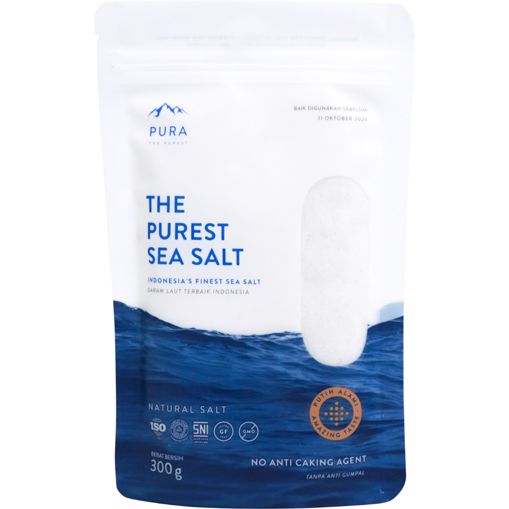 

Pura Sea Salt Fine (300gr) - KIMI LIVING x PURA