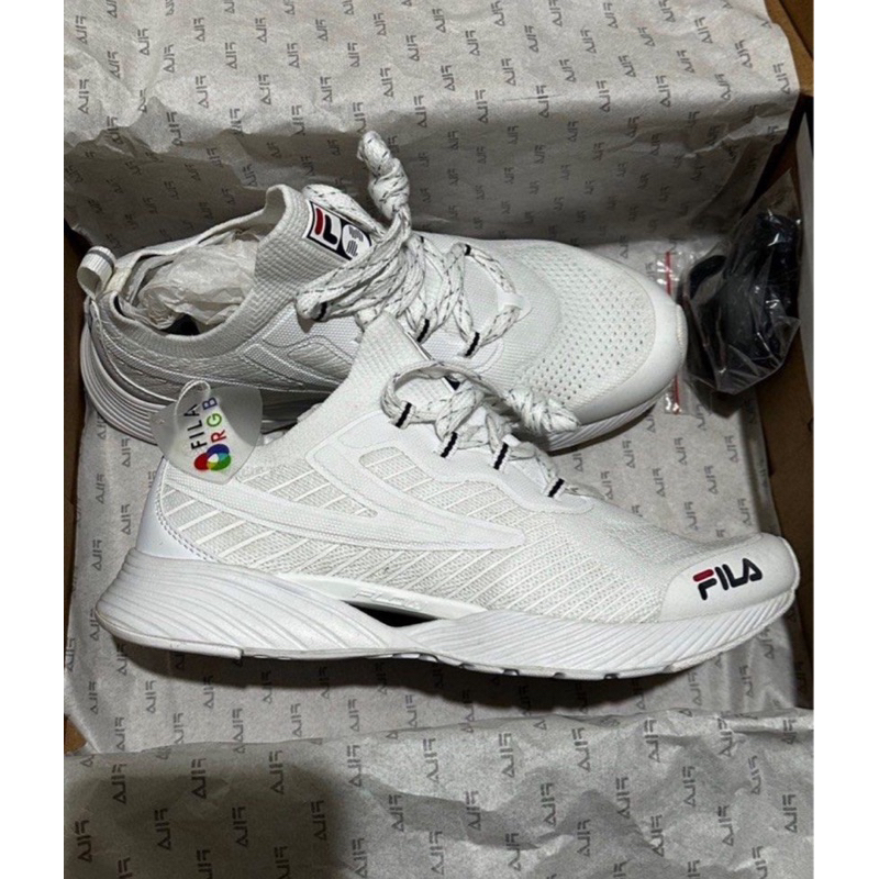 FILA SEPATU RGB FLEX ALL WHITE - NEW SEPATU OLAHRAGA PUTIH