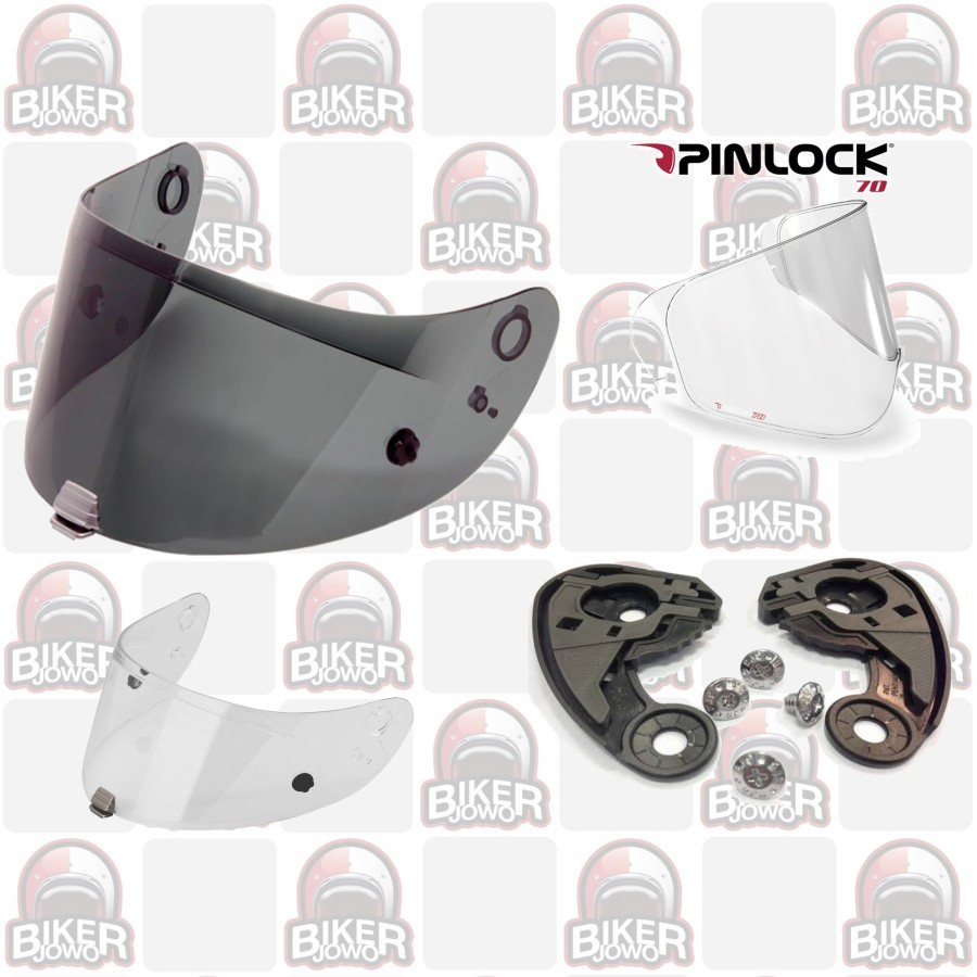 HJC RPHA10 Kaca Visor Pinlock Interior Cheek Pads Cover Chinguard Peak Screw Rachet Liner Busa Helm 