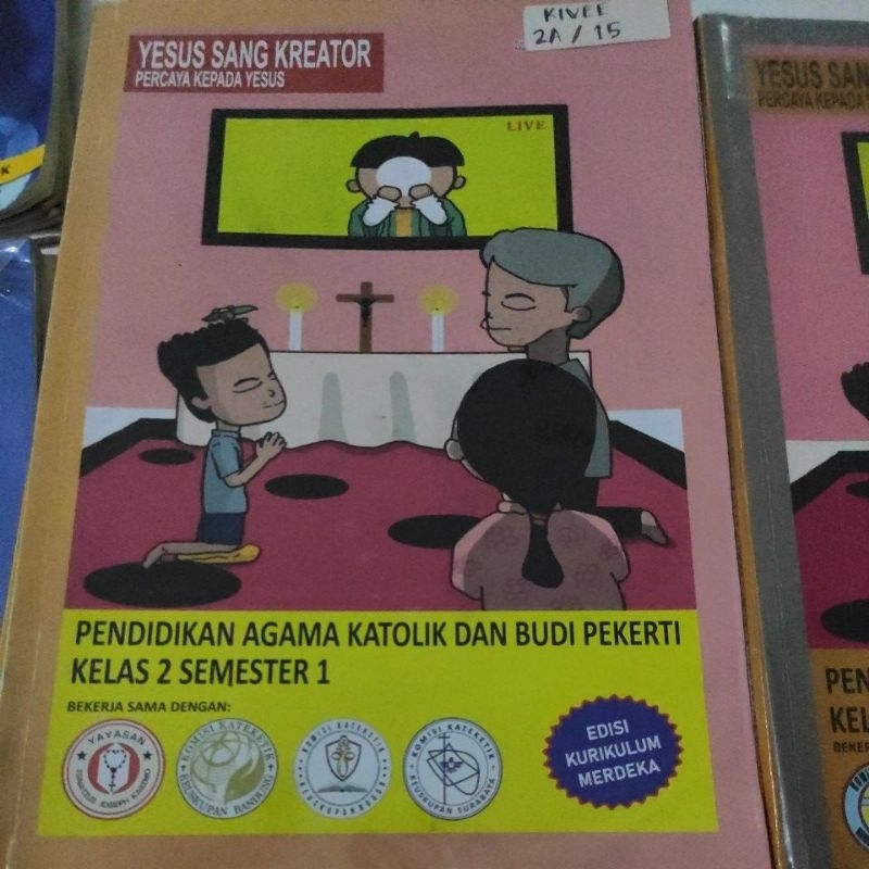 Yesus Sang Kreator buku pendidikan agama Katolik kelas 2 kurikulum merdeka penerbit Ethos Logos Path