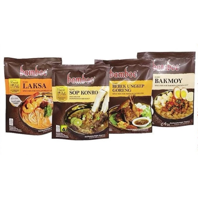 

Bamboe Premium Bumbu dapur masak Instant All variant [Export Quality]