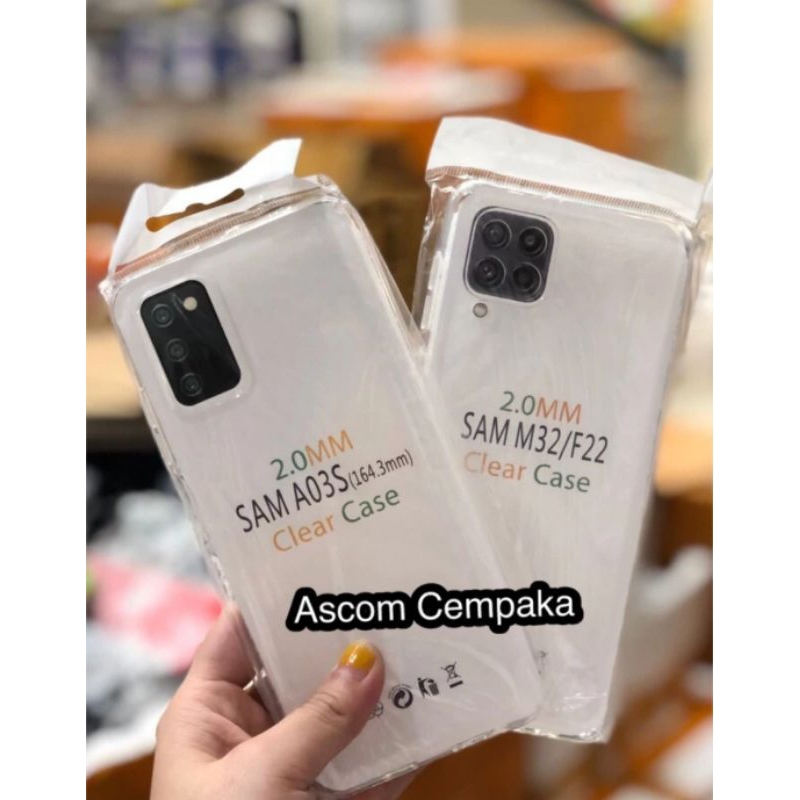 Jelly case silikone bening Samsung A03s
