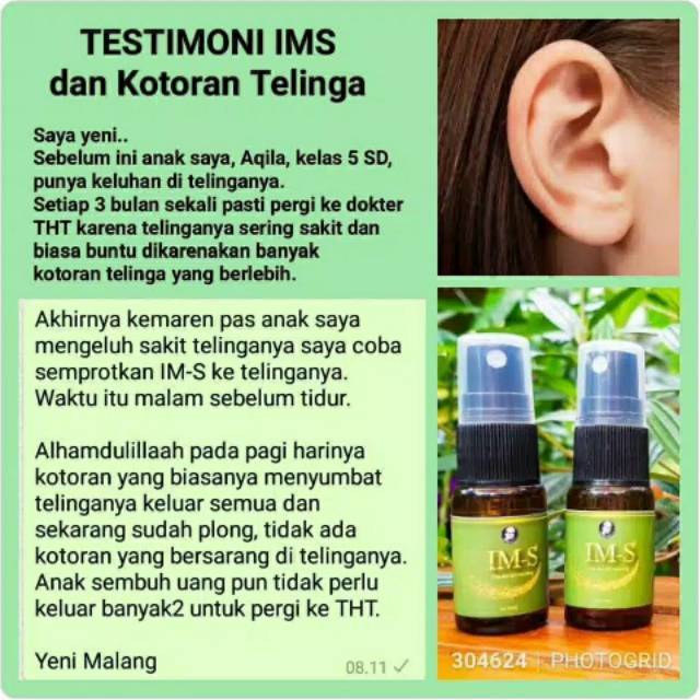 IMS IM-S HPA 10 ml Herbal Radang Amandel