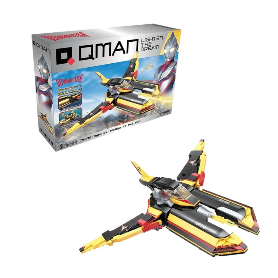QMAN Keeppley Lighten The Dream Guts Wing 2 Multicolor Brick Figure