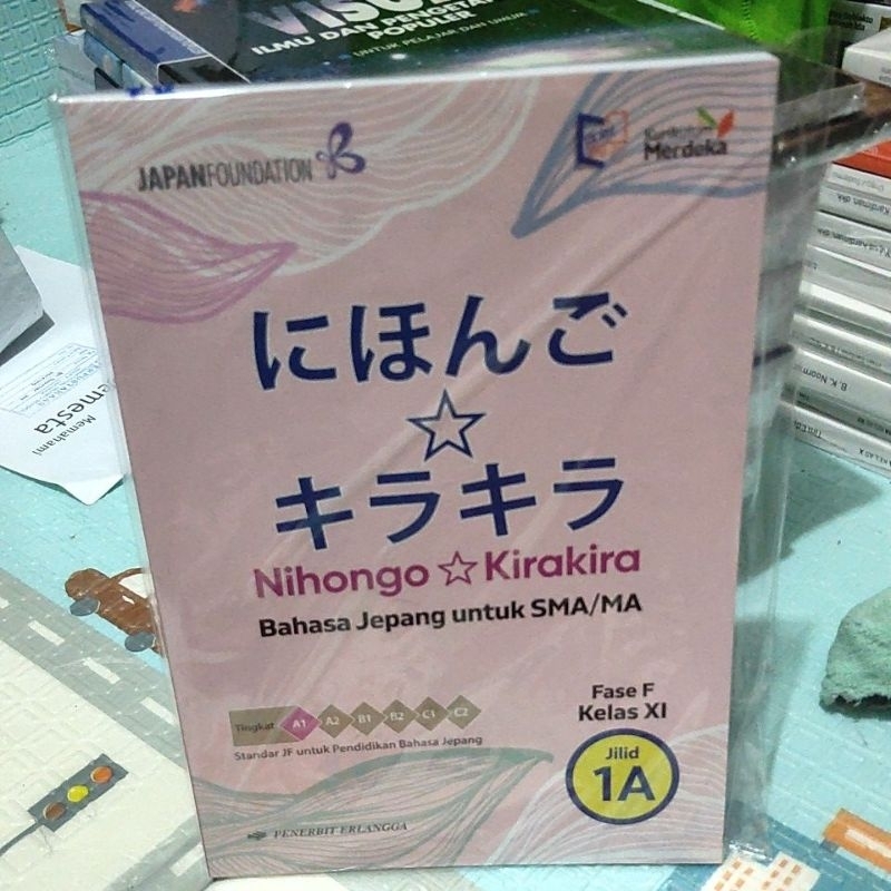 original buku nihongo kira-kira bahasa jepang untuk SMA kelas 2 ( jilid 1a) kurikulum merdeka