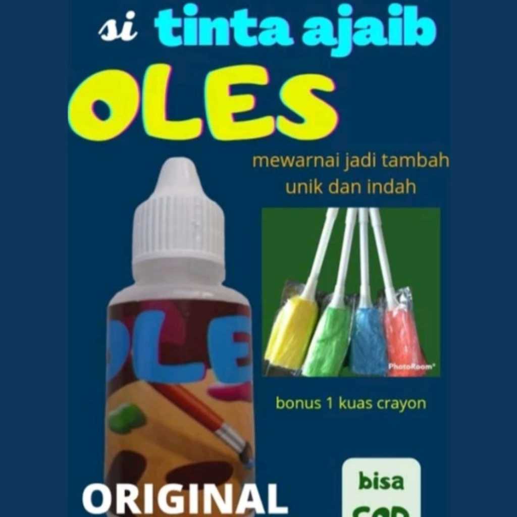 

Tinta Ajaib Oles Untuk Mewarnai Campur Crayon Beli 3 Bonus 1 Buah Kuas Crayon