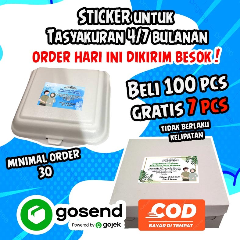 

Stiker Tasyakuran 4 Bulanan atau 7 Bulanan