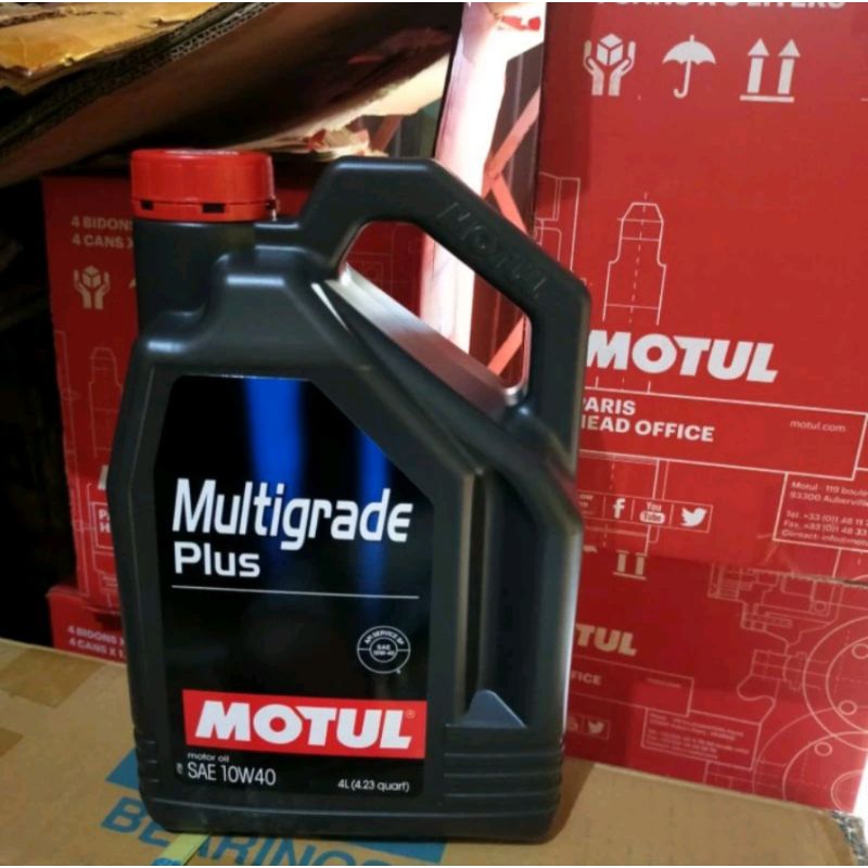 OLI MOTUL MULTIGRADE 10W-40 4L ORIGINAL BARCODE