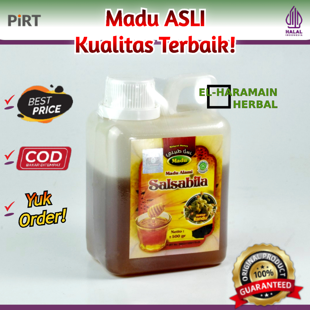 

Madu Salsabila Randu Gen 500gr Al-Ghuroba