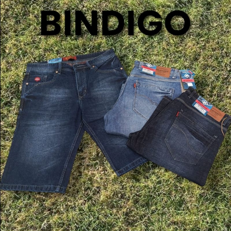 Celana Pendek Jeans Pria BINDIGO ORIGINAL