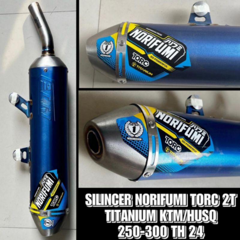 KNALPOT NORIFUMI TITANIUM TORC KTM/HUSQVARNA 2T 250-300 2024