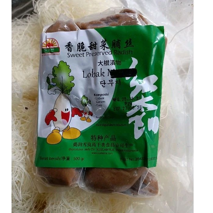

LOBAK ASIN / SWEET PRESERVED RADISH / LOBAK IMPORT