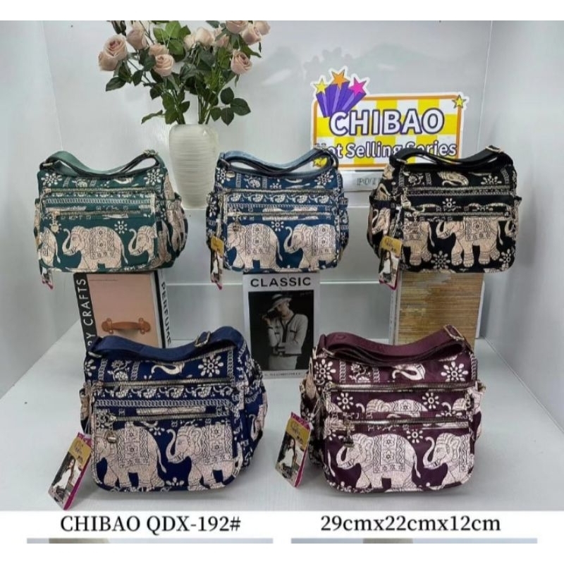 Tas Selempang CHIBAO Wanita Motip gajah 192