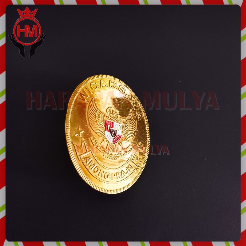 Bros Model Oval Pin Garuda Wicaksana - Pin Garuda Wicaksana - Harapan Mulya