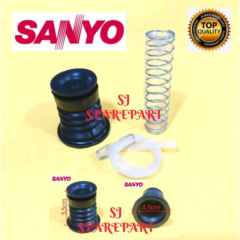 SEAL KARET PER TALI PEMBUANGAN MESIN CUCI SANYO 2 TABUNG