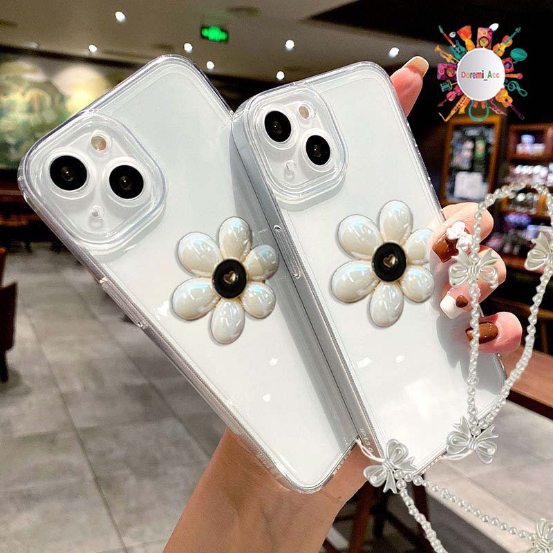 GC134 SOFTCASE SILIKON BENING MODEL FLOWER 3D  UNTUK VIVO Y01 Y1S Y02 Y03 Y11 Y12 Y15 Y16 Y17 Y19 Y2