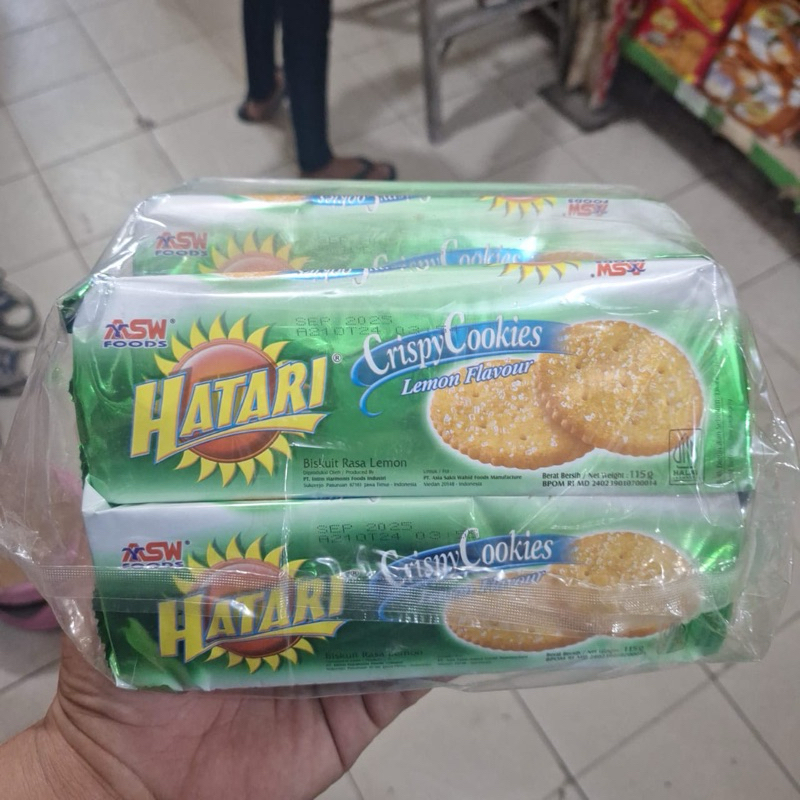 

HATARI Crispy Cookies Lemon 115gram