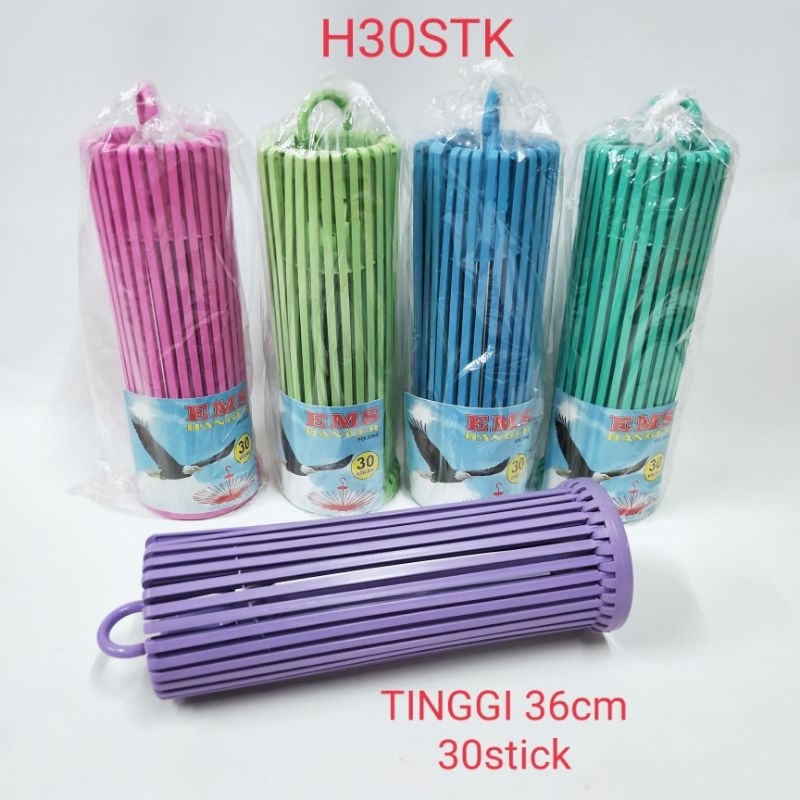 FOLDING HANGER 30 STICK / GANTUNGAN BAJU BAYI / JEMURAN BAJU BAYI / HANGER BAYI / JEMURAN BAJU BAYI 