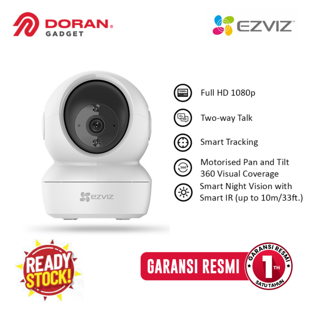 IP Camera CCTV Wifi EZVIZ C6N Full HD 1080p Night Vision Garansi Resmi