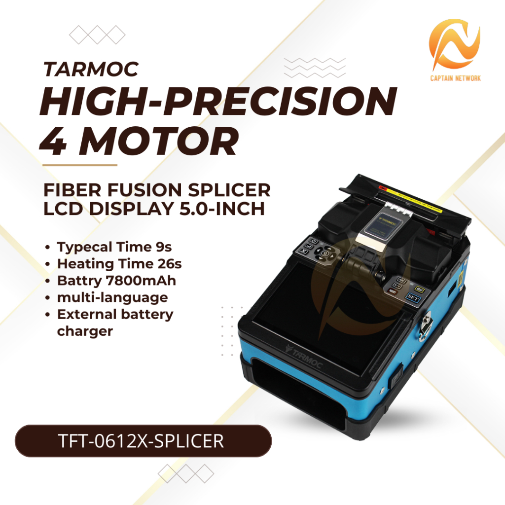 Tarmoc TFT-0612X-SPLICER | Fiber Optic Splicer Bukan ai8 ai9 Tumtec