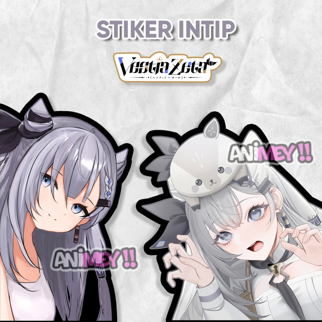 

Stiker Intip Samping Vestia Zeta Hololive Vtuber Anime Waterproof