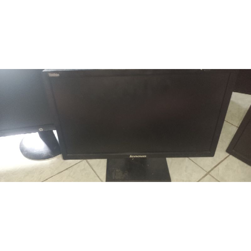 monitor komputer LED 20 in Lenovo free kabel power