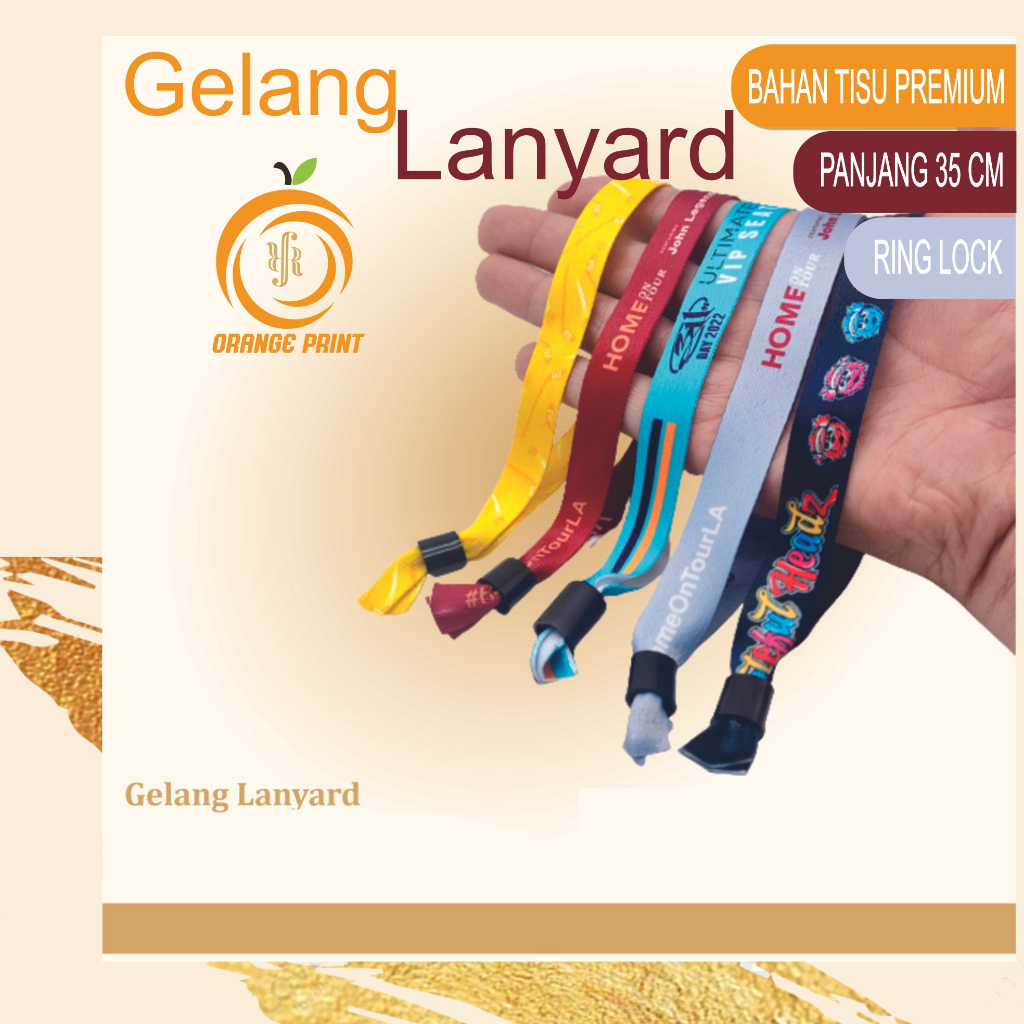 GELANG LANYARD / GELANG TICKET / GELANG KONSER / TICKET KONSER