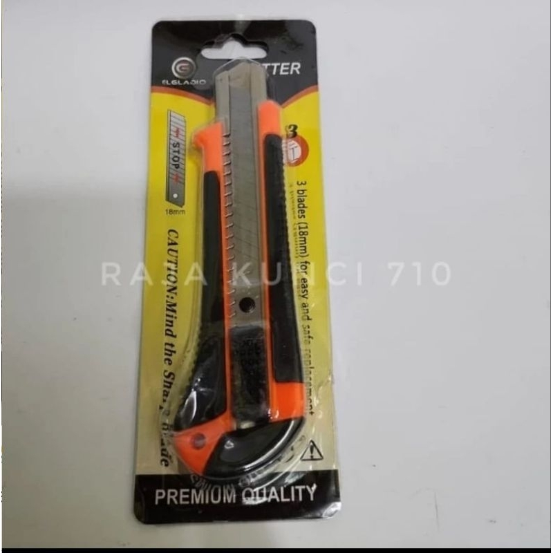 

Pisau Cutter Besar + Refil Mata Pisau 3 Pcs Elgaldio