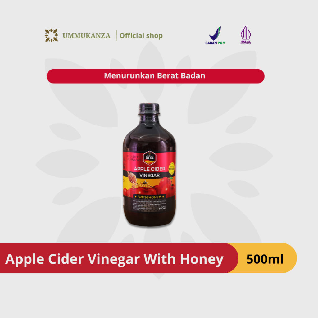 

Cuka Apel dan Madu Link 500ml - Menurunkan Berat Badan