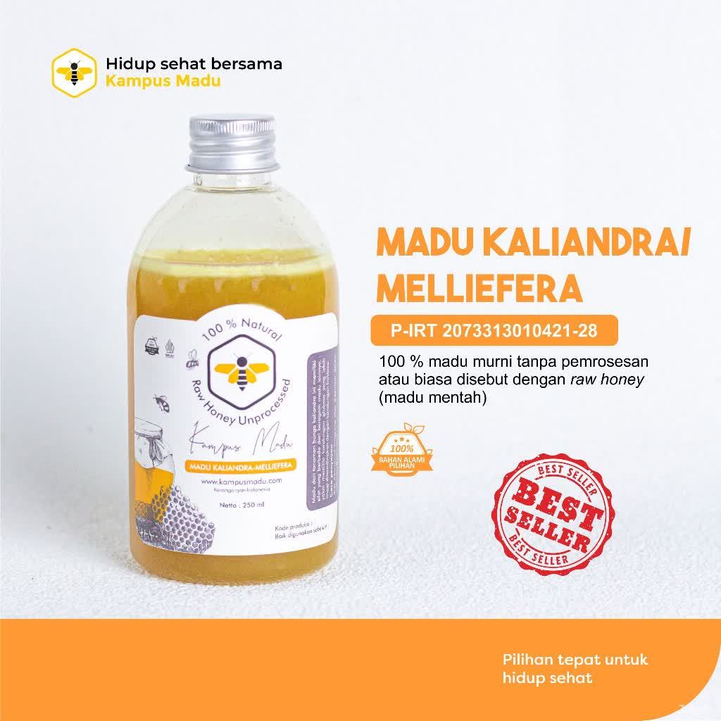 

Madu Kaliandra Asli (Raw Honey) Apies Melliefera Murni Nektar Bunga Kaliandra