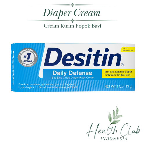 Desitin Daily Defense Diaper Rash Cream - Krim Ruam Popok Bayi - Baby Diaper Cream
