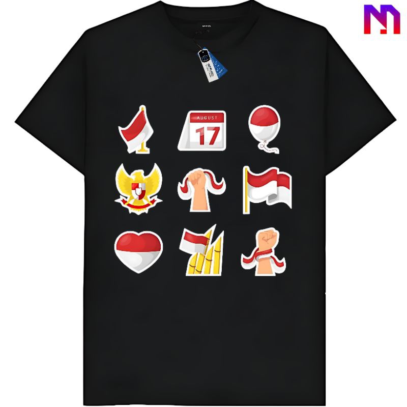 Kaos Baju Tshirt Custom Pria Wanita Anak Dewasa Unisex Lomba 17 Agustus Indonesia Merdeka Dirgahayu 