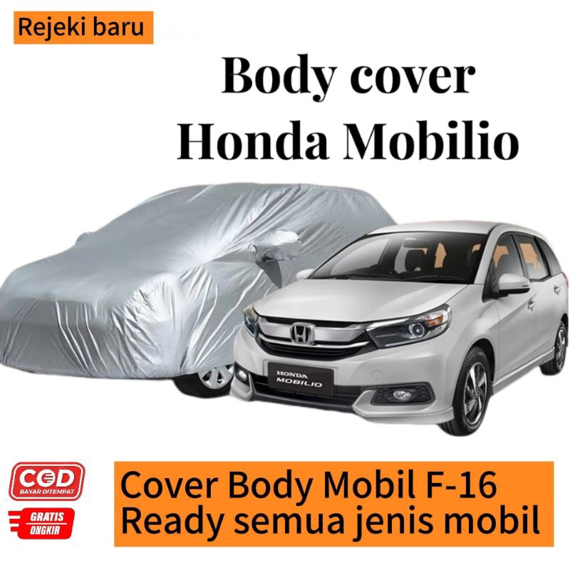 Body cover Mobilio Sarung mobil F-16 Penutup mobil Honda Mobilio