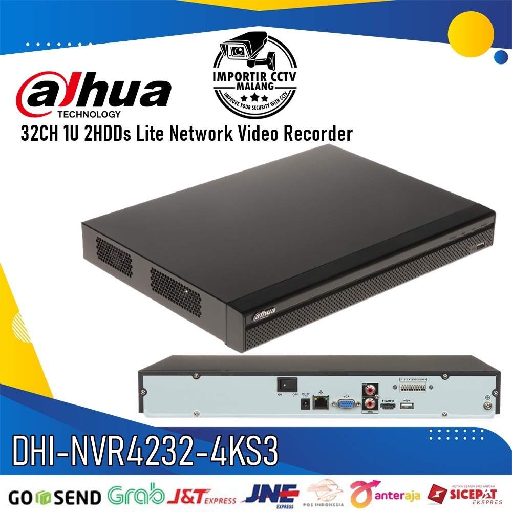 NVR 32ch DAHUA DHI-NVR4232-4KS3