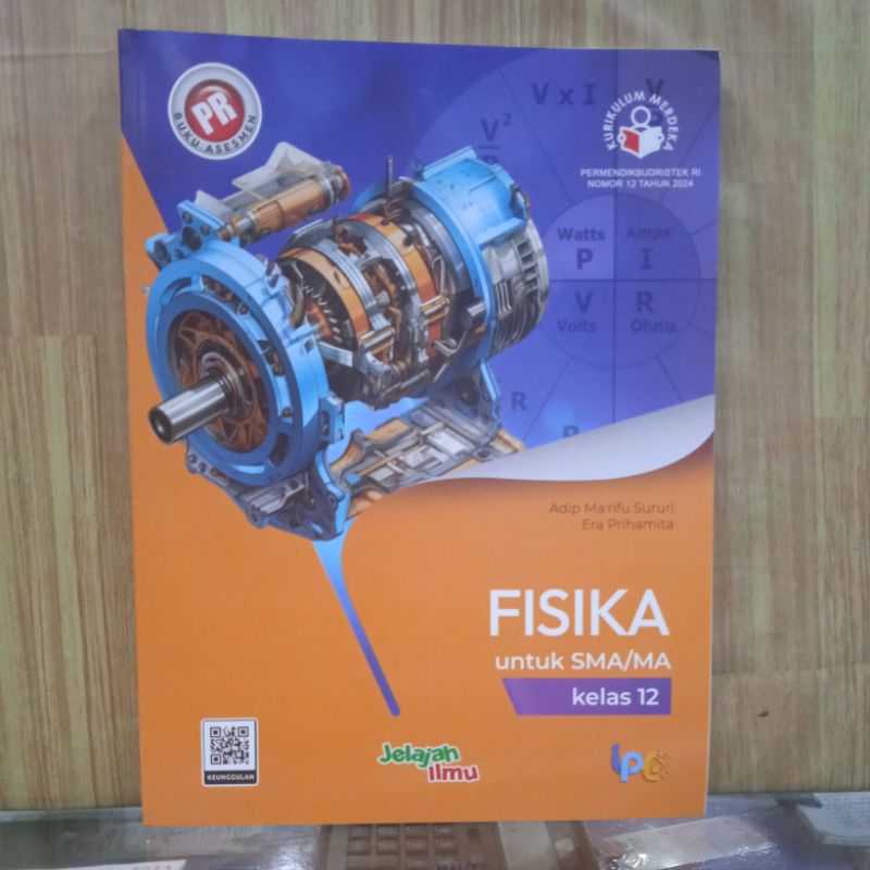 Buku PR/LKS interaktif Fisika kelas XII,12 SMA/MA Kurikulum Merdeka intan pariwara, 2024
