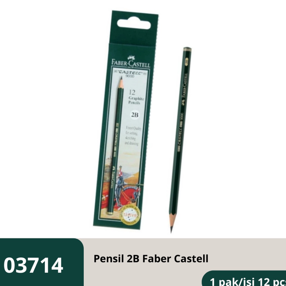 

Pensil 2B Faber Castell 1 pak12pcs KODE O3R3