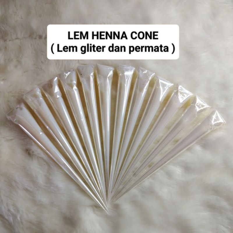 

lem cone /lem gliter permata 1pcs