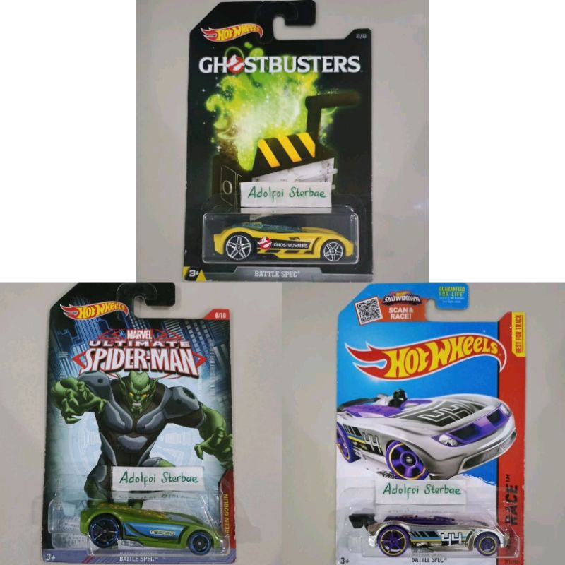 hotwheels hot wheels battle spec hw race track stars tiangco marvel ultimate spider-man green goblin