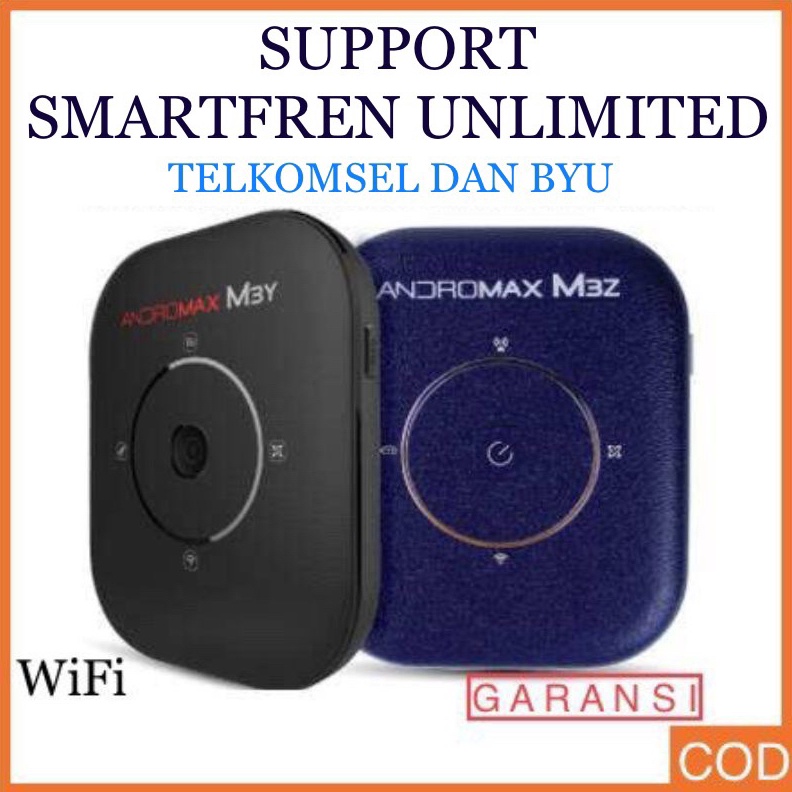 Modem Wifi Andromax Support Smartfren Unlimited dan Smartfren Kuota Andromax M6 M5 M3z M3y M2y M2s f
