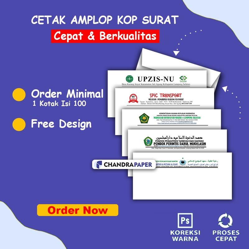 Amplop Custom Kop Surat