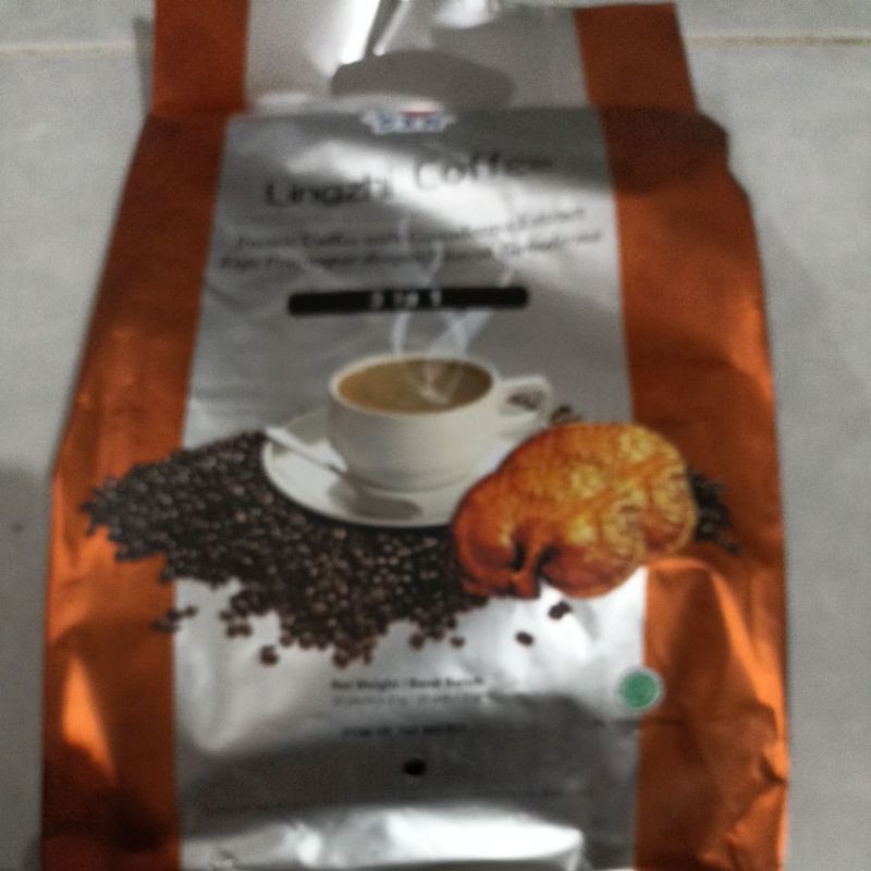 

Lingzhi coffee ( kopi lingzhi) 5 bag satu bag @20 sachet.