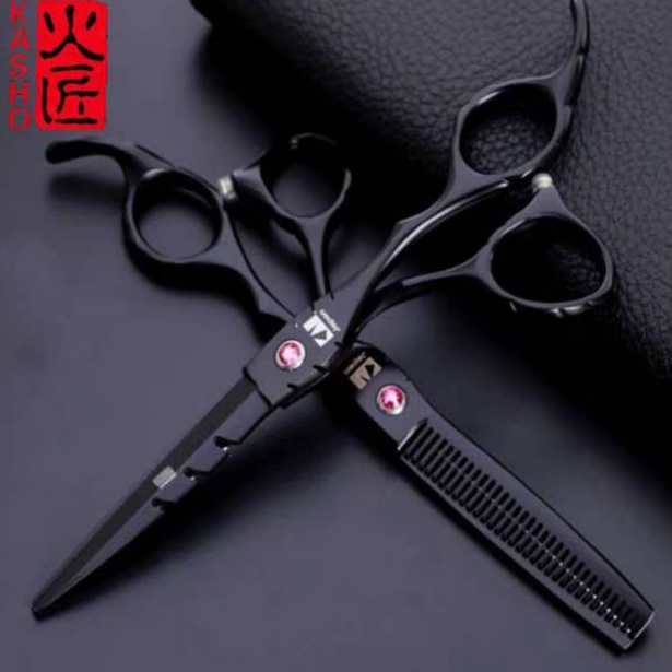 

KODE E6R4 Gunting Rambut Kasho KAI Original Jepang Gunting Sasak Gunting Barber