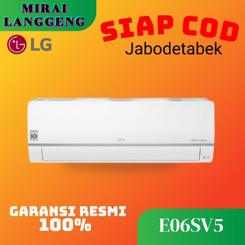 AC SPLIT LG 0,5 PK E06SV5/AC LG 1/2PK/AC LG INVETER