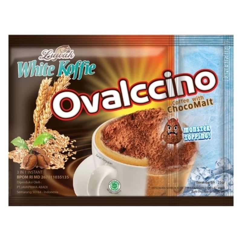

luwak white coffee ovalccino 15 sachet