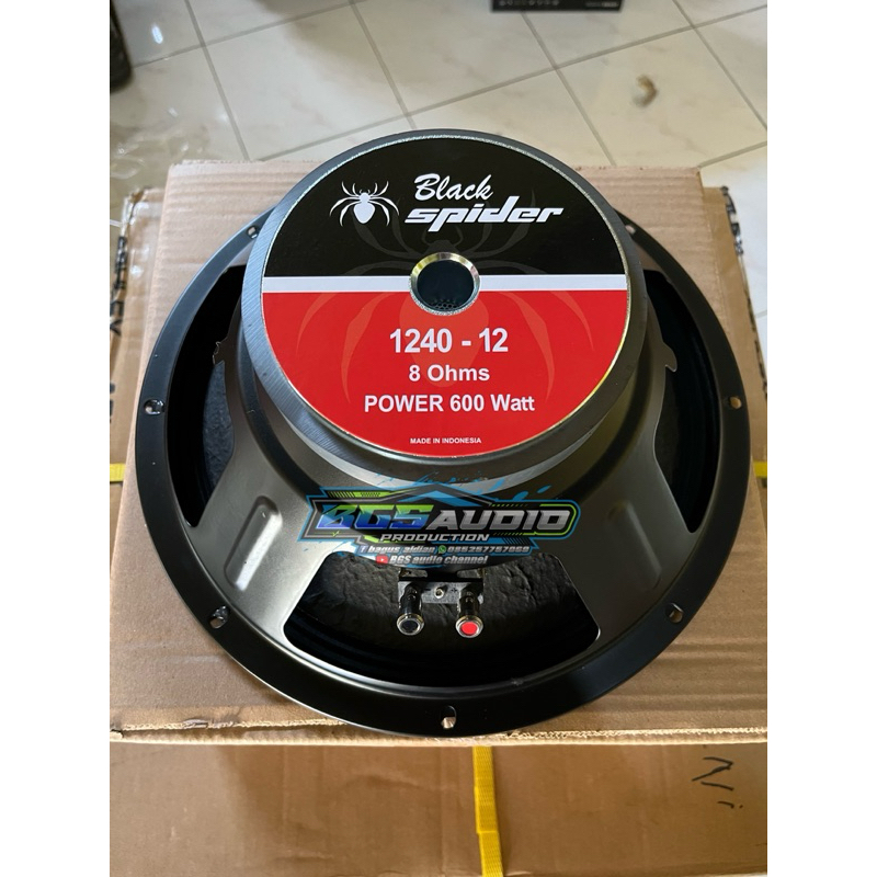 speaker 12 inch blackspider 1240 - 12