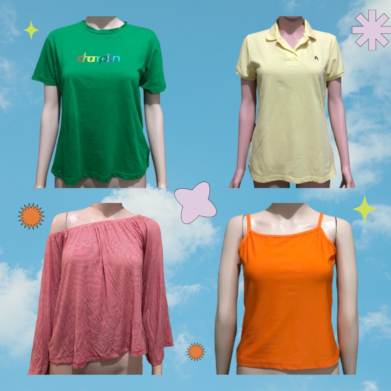 Y2K BRANDED PRELOVED CHAMPION HUSH PUPPIES COTTON ON BABY TEE TANK TOP